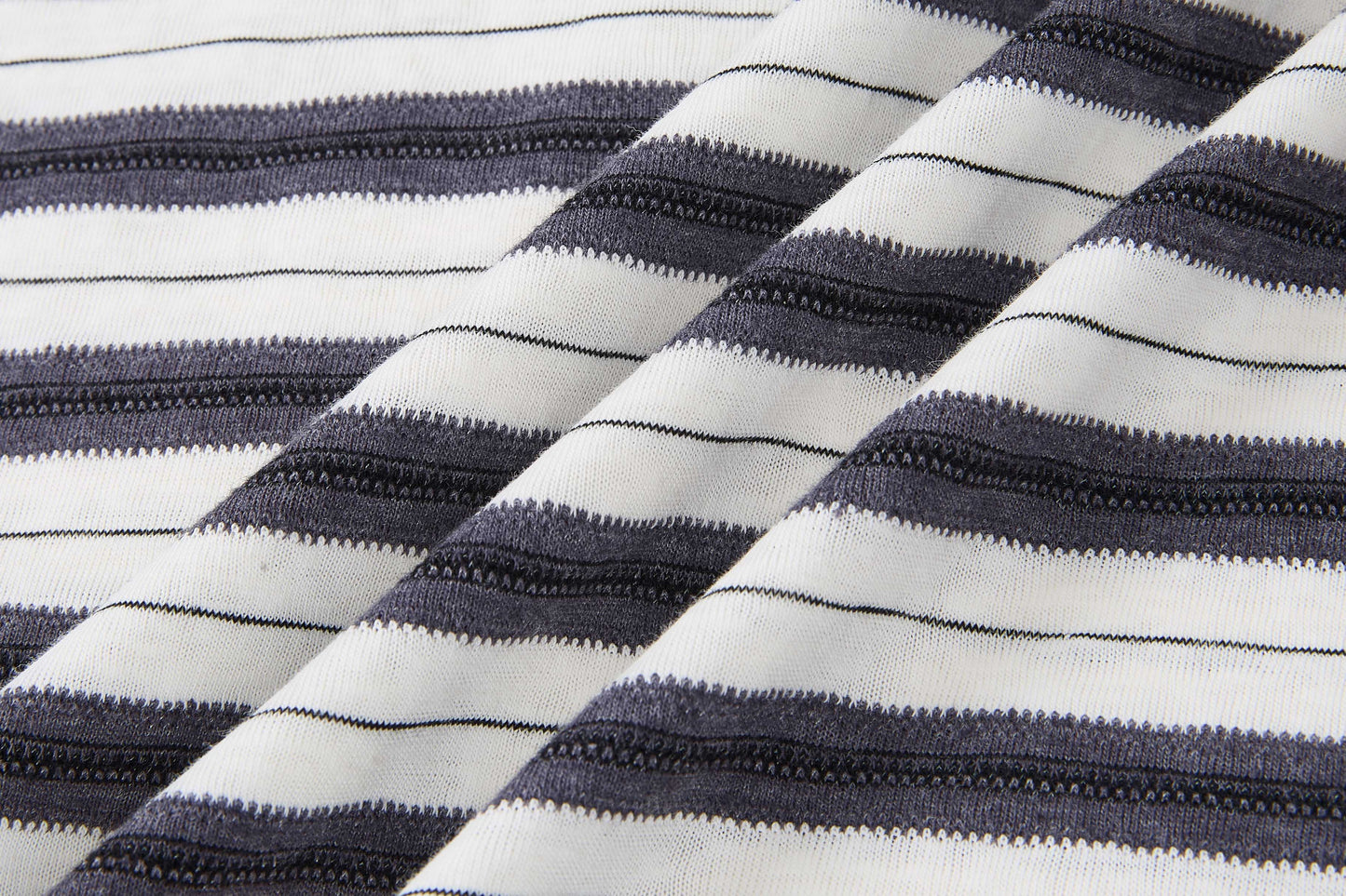 RAW STRIPE HENLEY LONG-SLEEVE