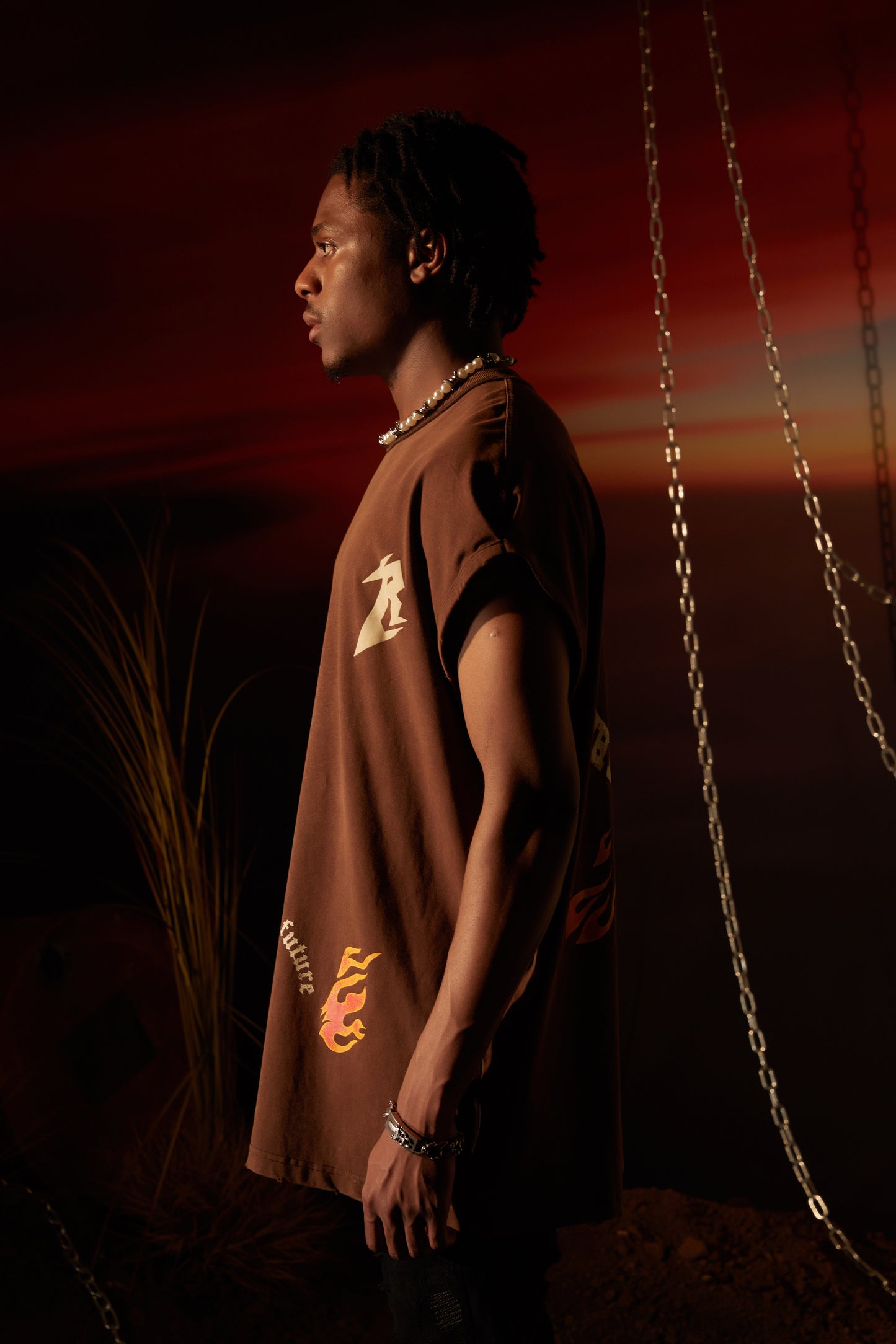 R69 GET THE FIRE WINGS TANK TOP