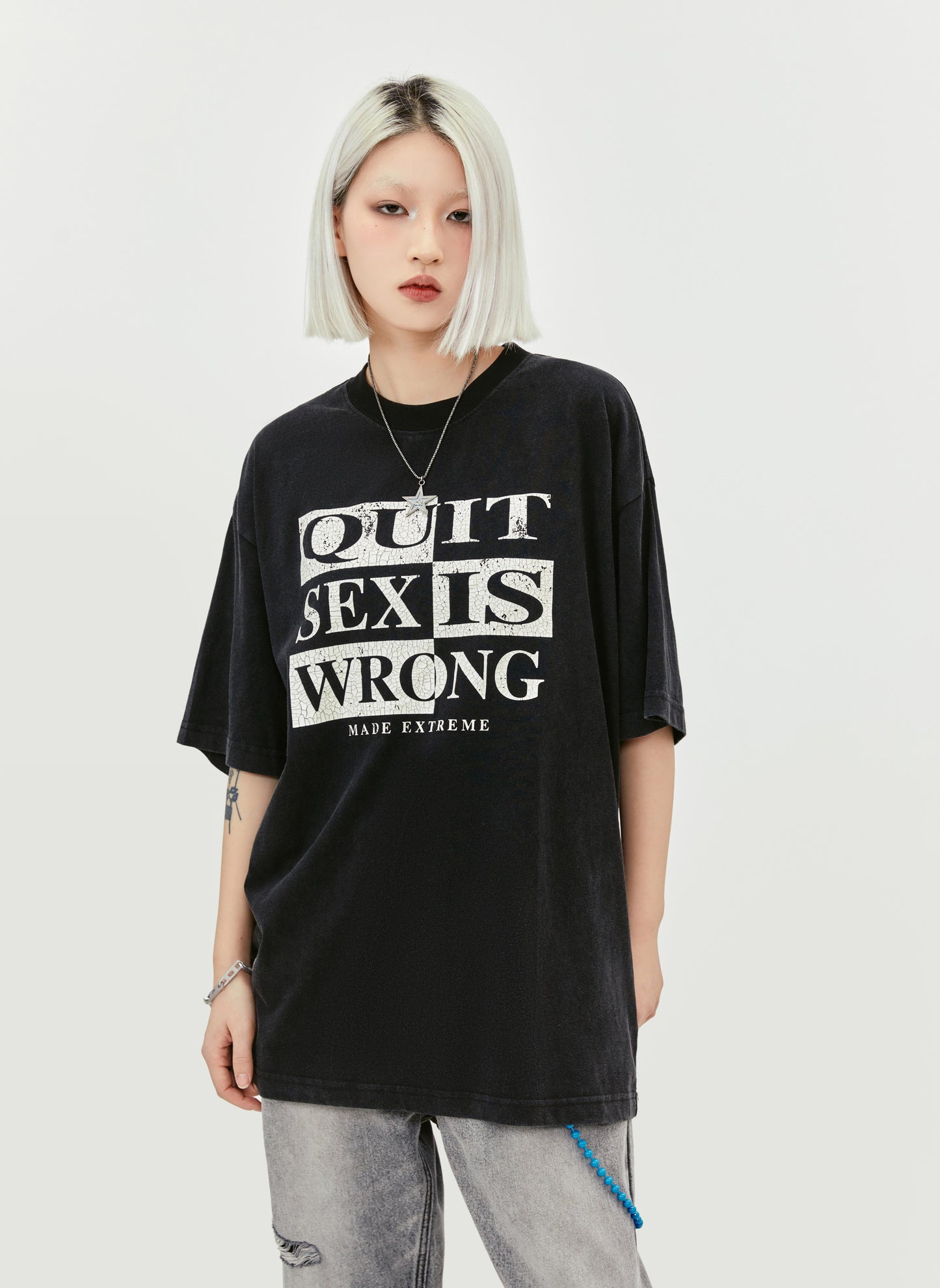 QUIT S*X IS WRONG T-SHIRT