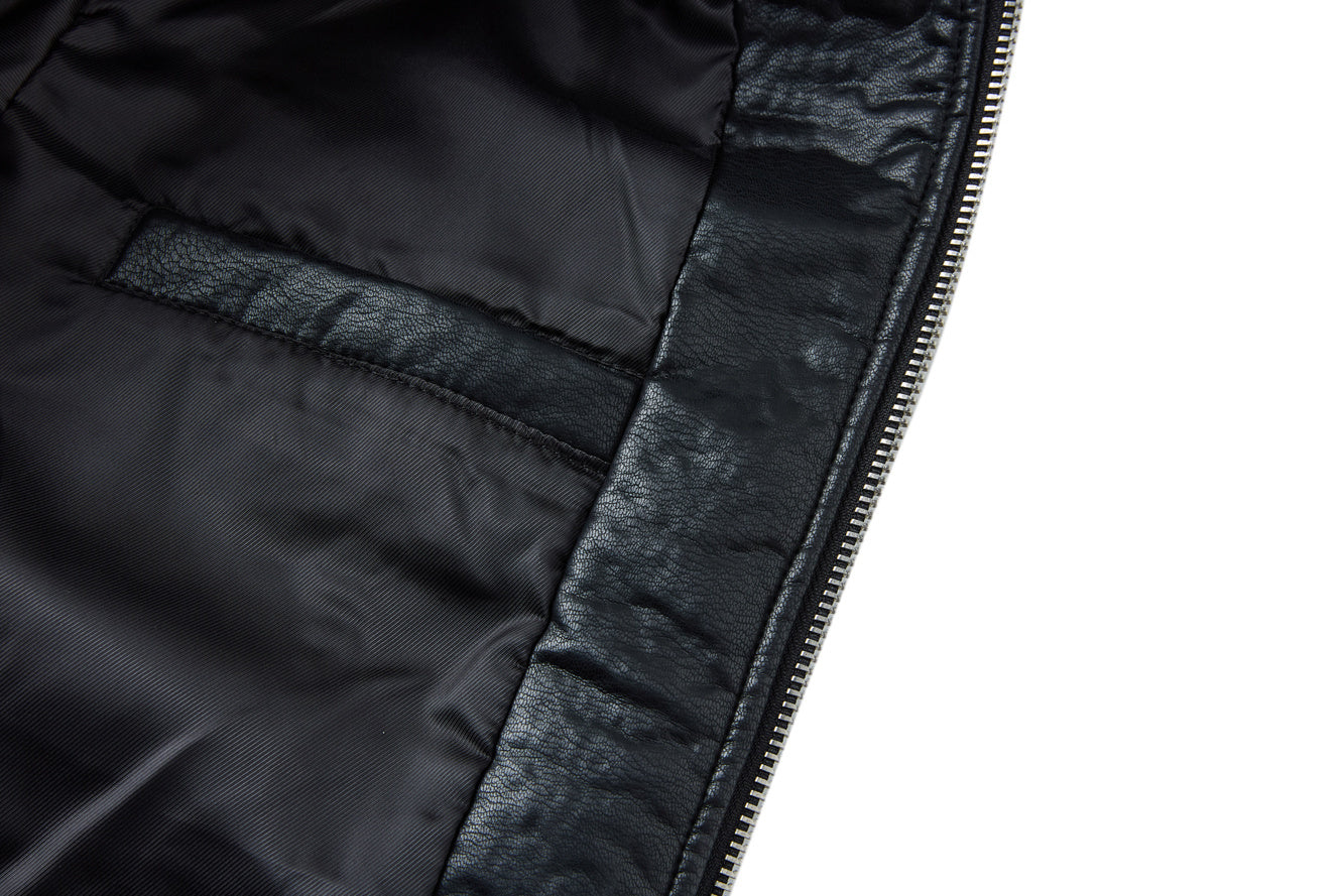 ALPHA EDGE LEATHER JACKET