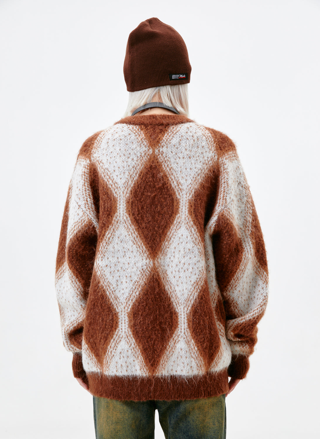 I'M BEING RICH CARDIGAN KNIT