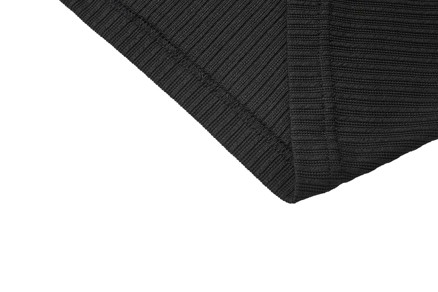RIBBED STAND LONG-SLEEVE