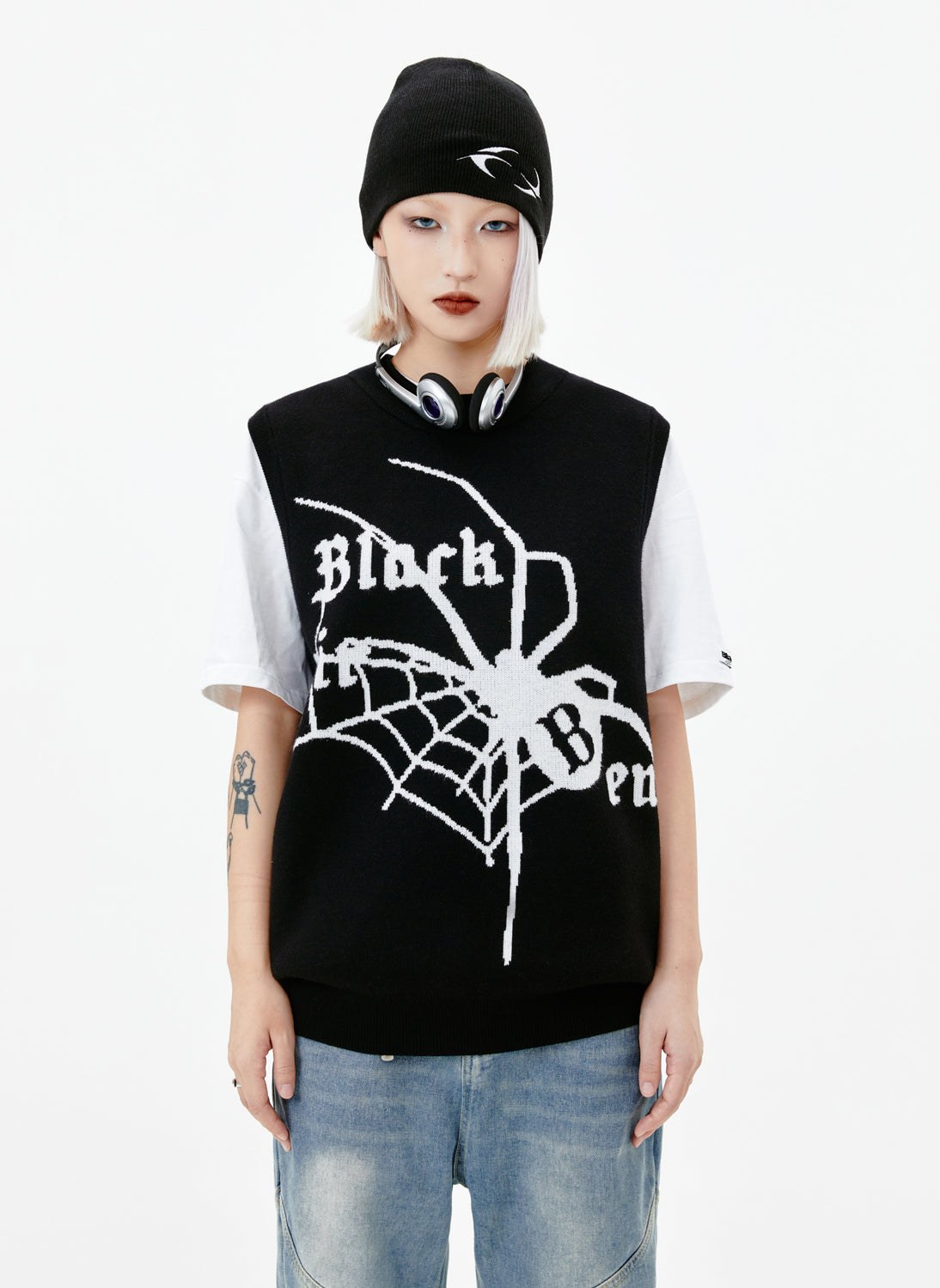 THE LOVE OF SPIDER SO TOXIC GILE KNITWEAR