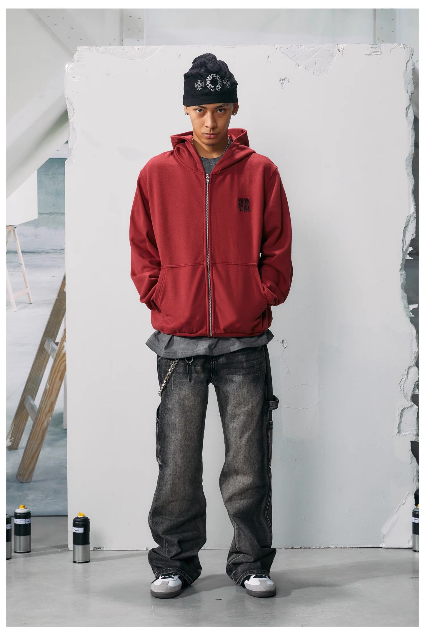 R69 HONESTY IS ALSO A WEAKNESS HOODIE ZIP