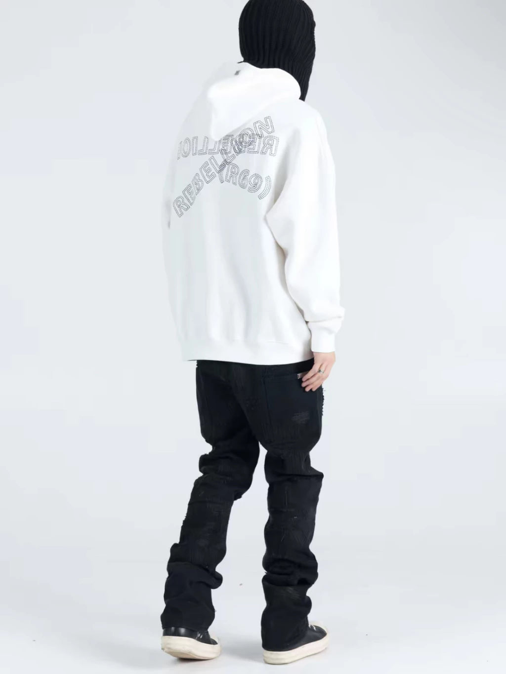 R69 "NO FACES, NO RULES" HOODIE