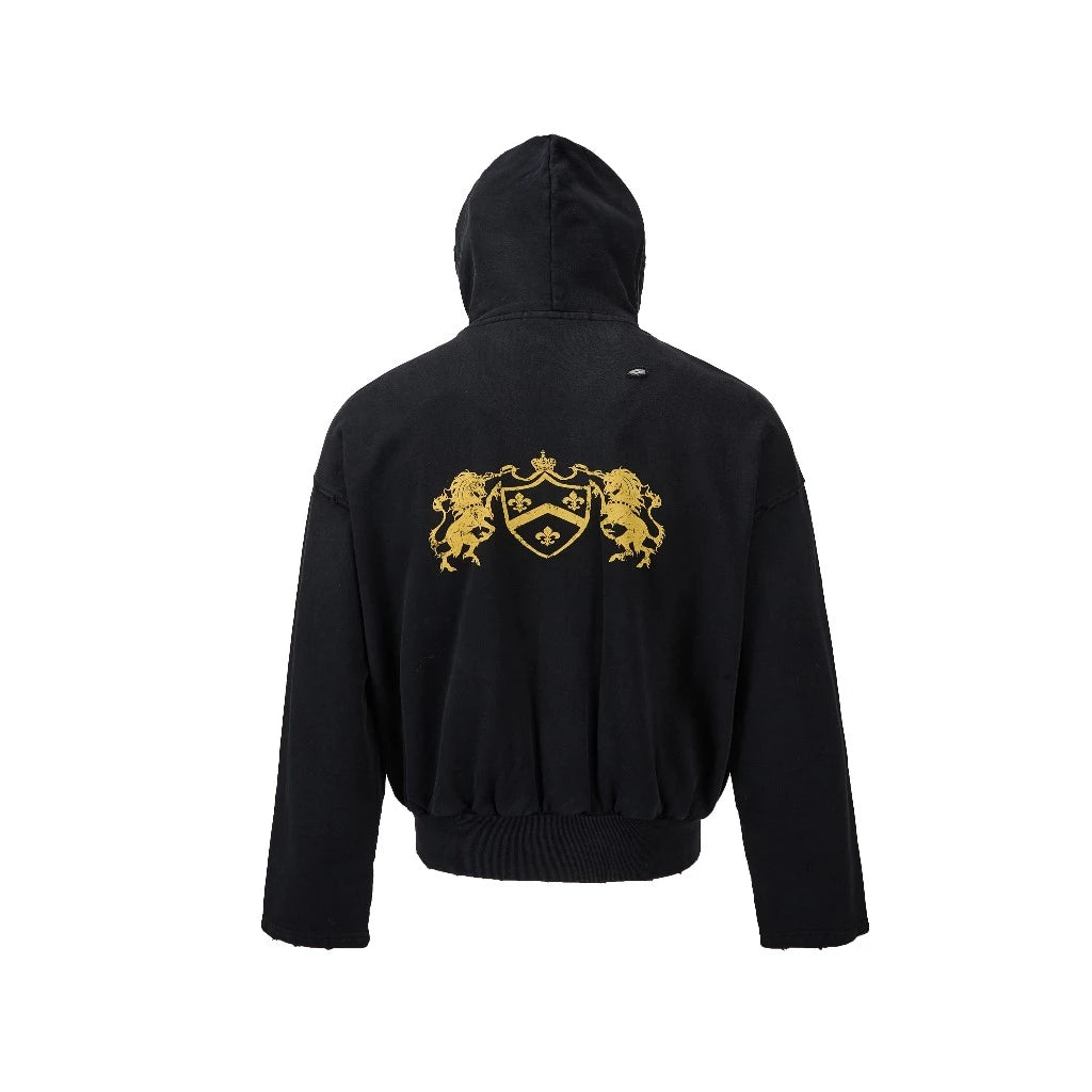 BROKEN CREST HOODIE ZIP