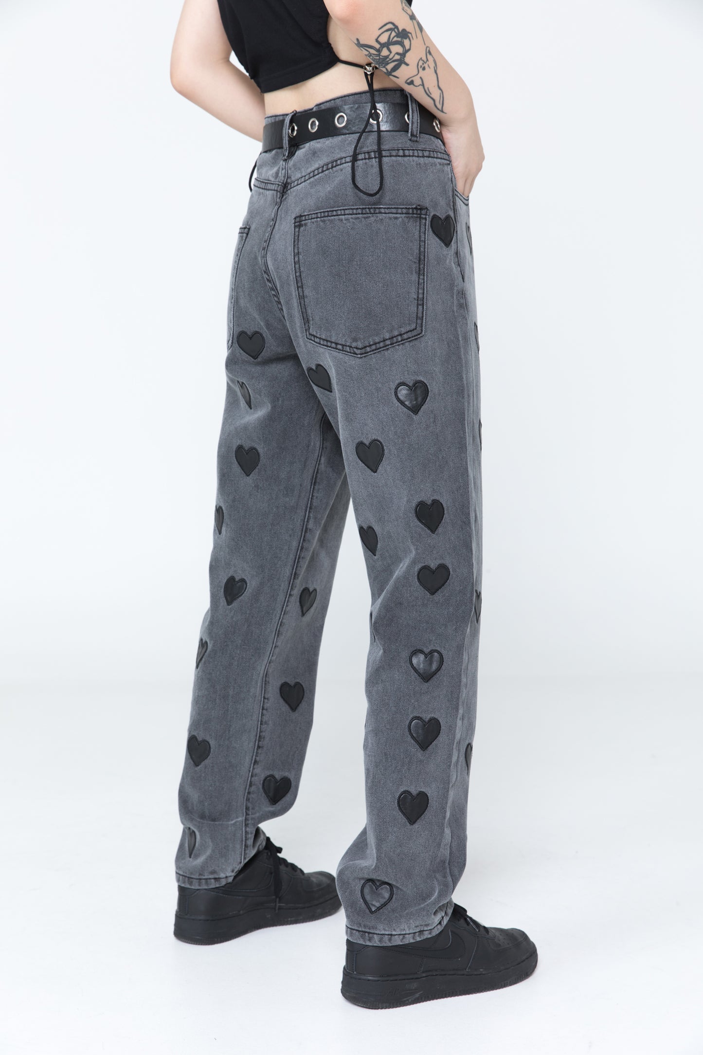 UNRAVELED VINTAGE DENIM PANTS