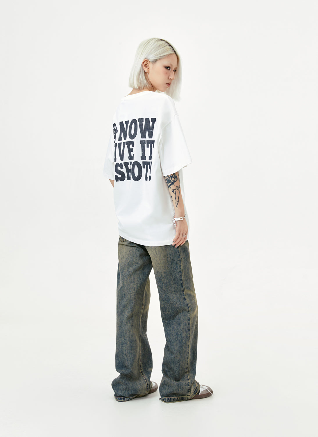 NOW GIVE IT A SHOT T-SHIRT