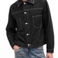 CONTRAST STITCH DENIM JACKET