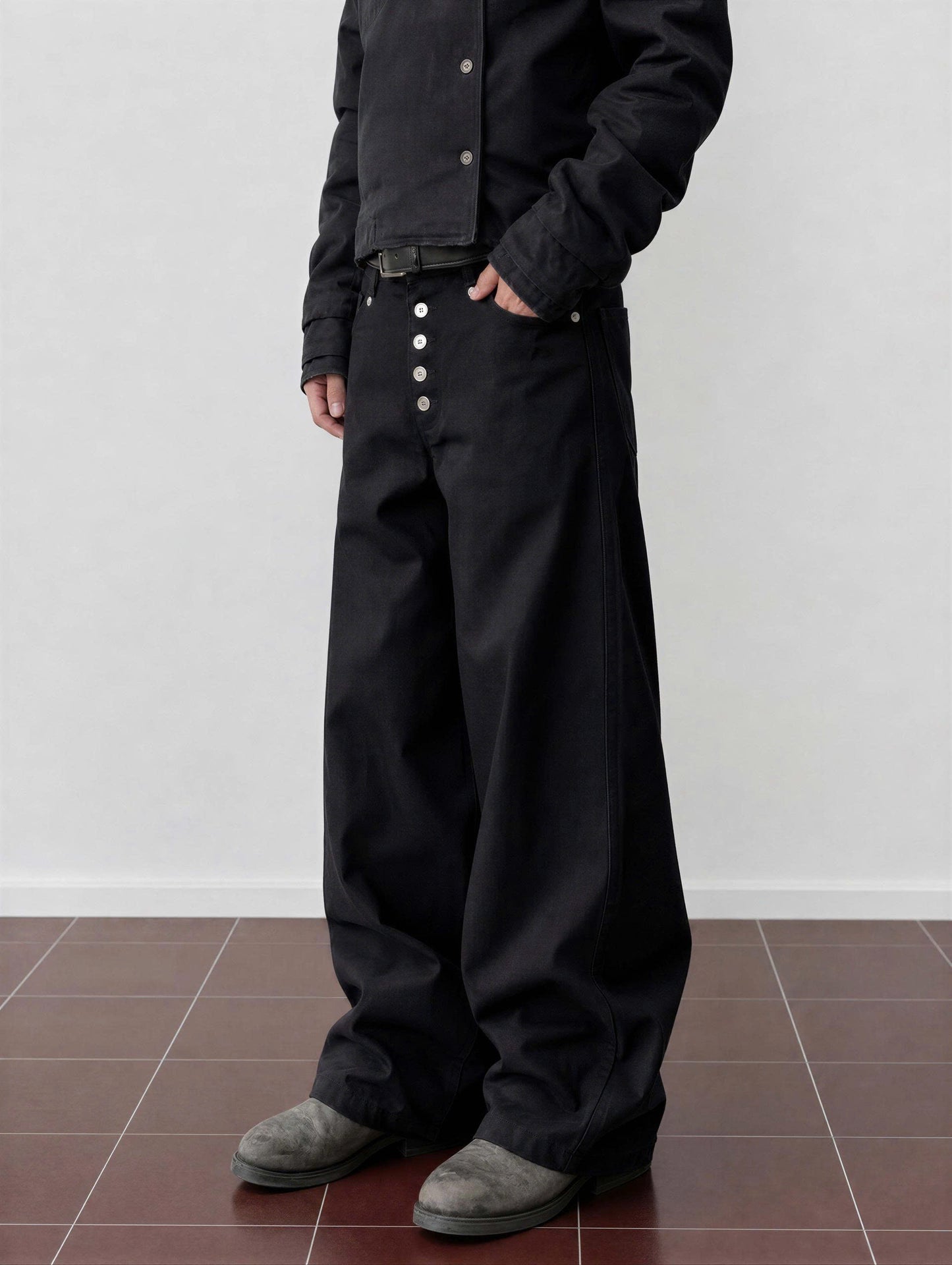FIFTH RIVET JEANS PANTS