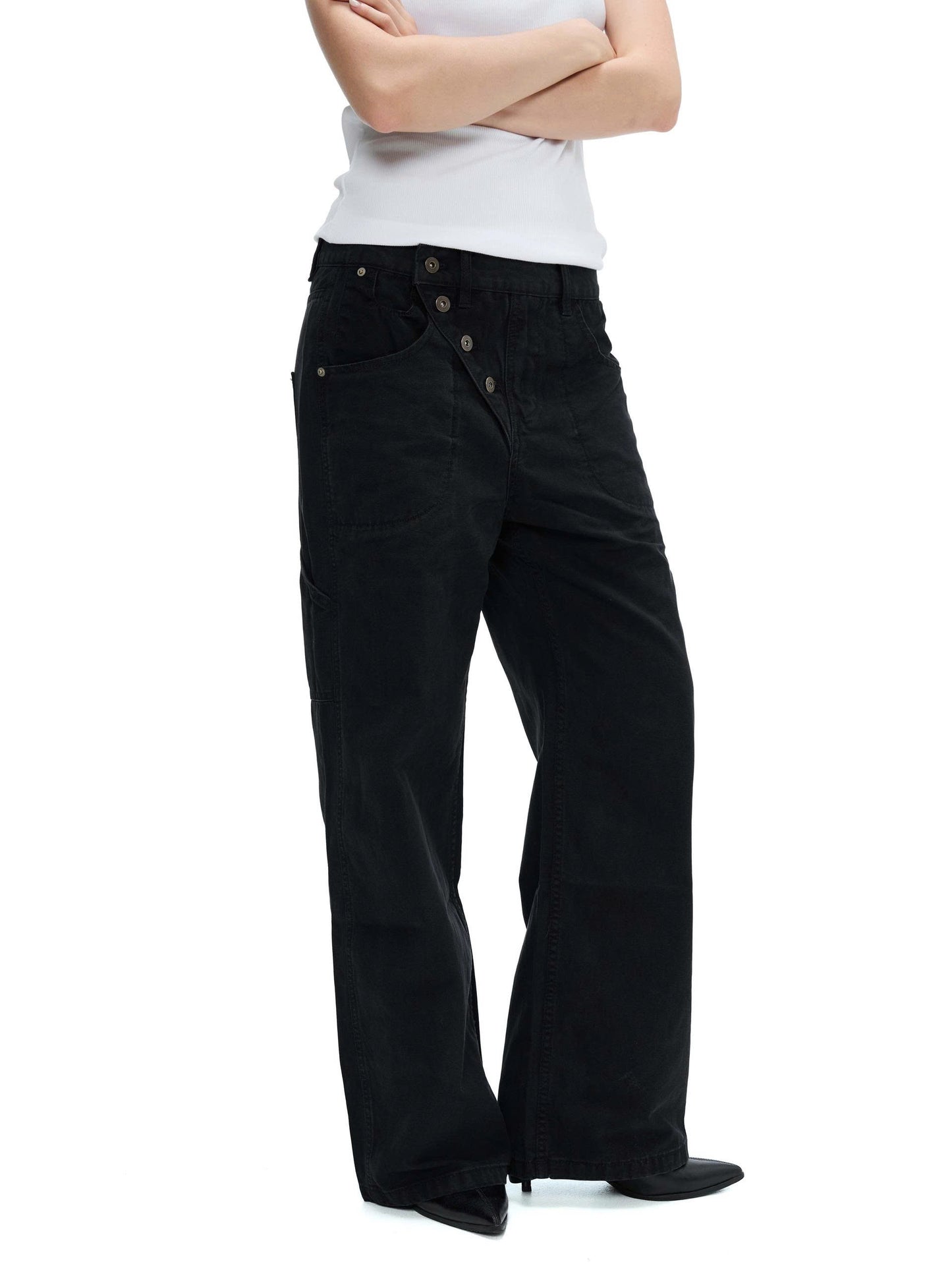 ASYMMETRICAL PANTS
