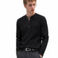 RIBBED STAND LONG-SLEEVE