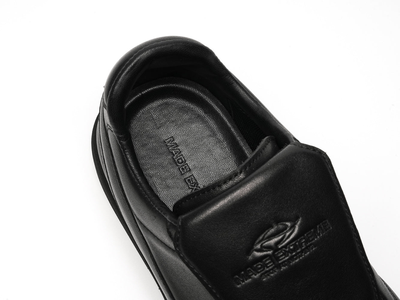 BLACKOUT LEATHER SHOES