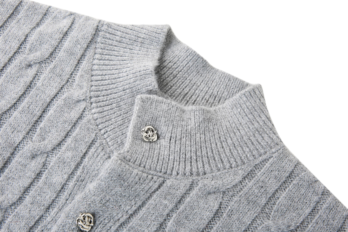 COLUMN KNIT CARDIGAN