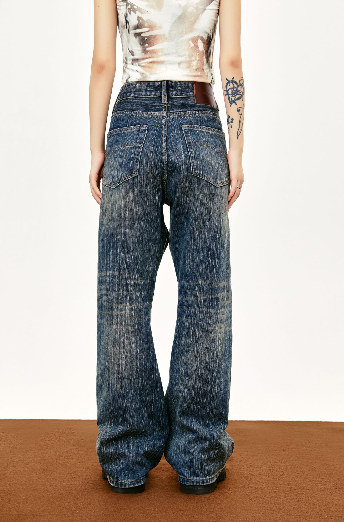 BAMBOO BLINDS JEANS PANTS