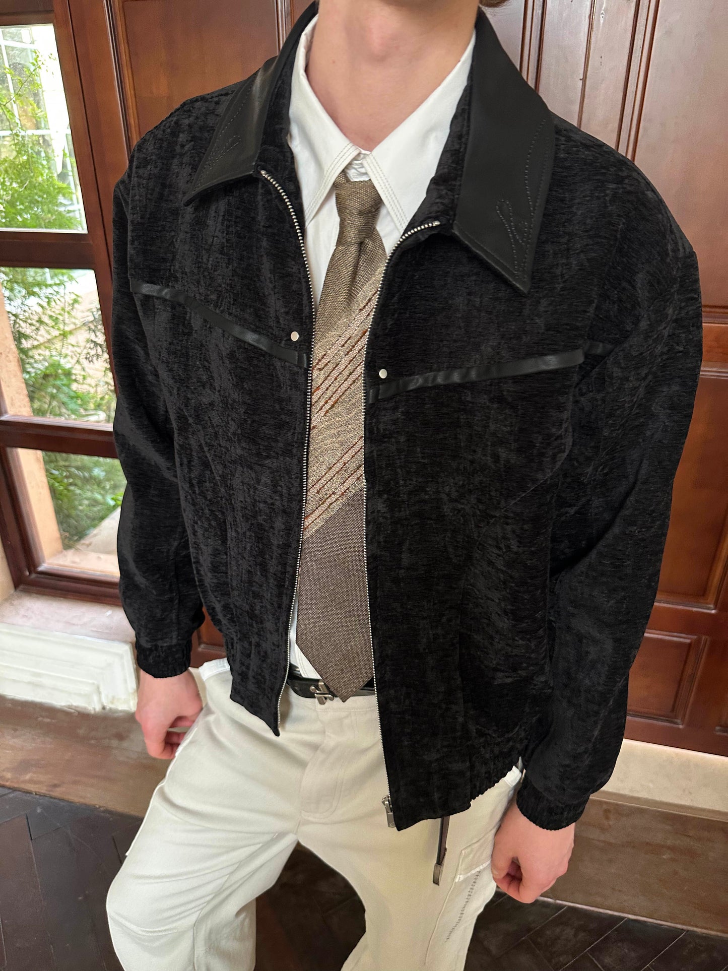 DARK ELEGANCE LEATHER JACKET