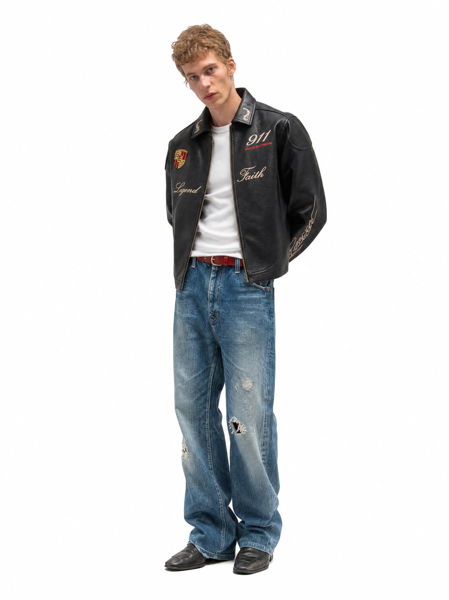 "9-1-1 " LEATHER JACKET