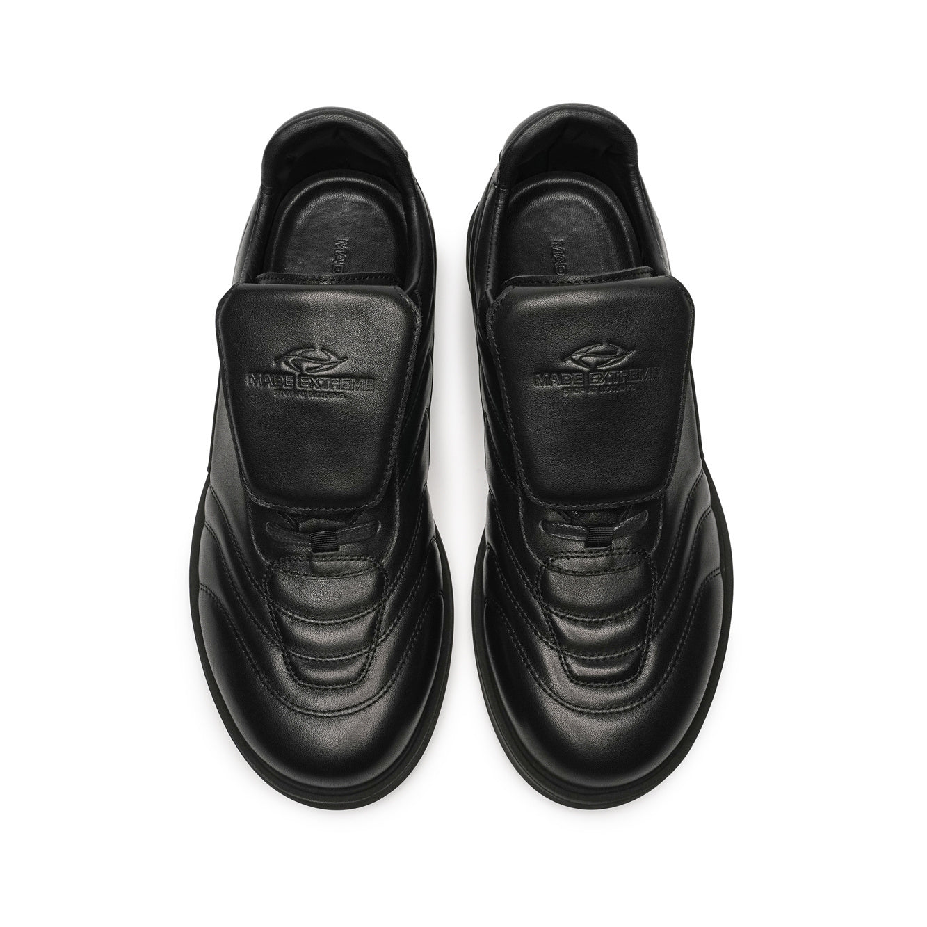 BLACKOUT LEATHER SHOES