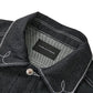 CONTRAST STITCH DENIM JACKET