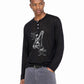 NOCTURNE HARP HENLEY LONG - SLEEVE