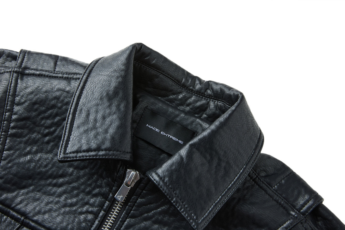 ALPHA EDGE LEATHER JACKET