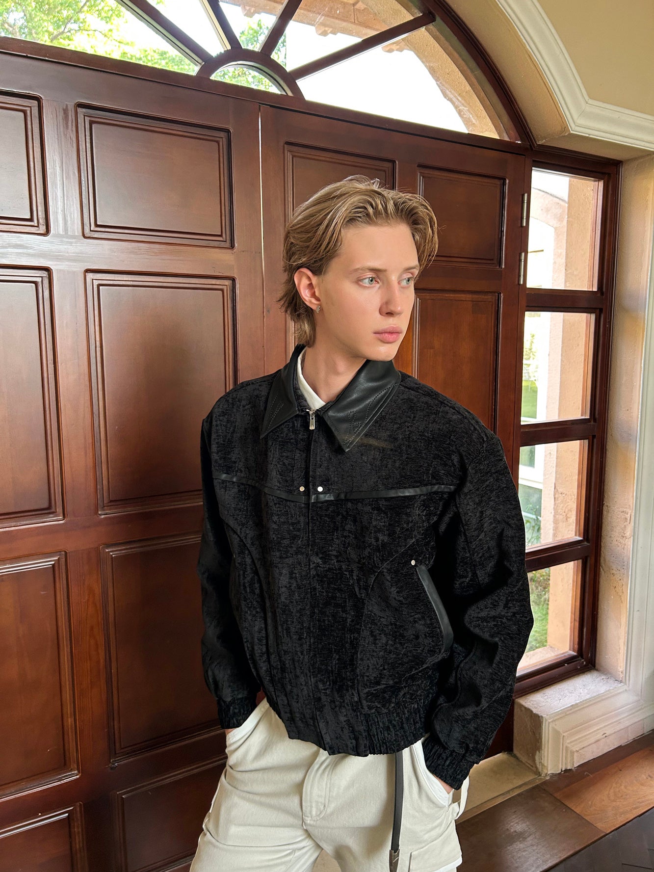 DARK ELEGANCE LEATHER JACKET