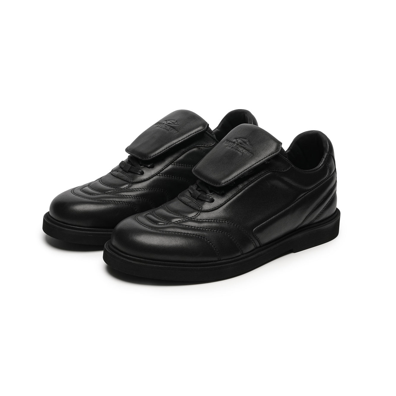 BLACKOUT LEATHER SHOES