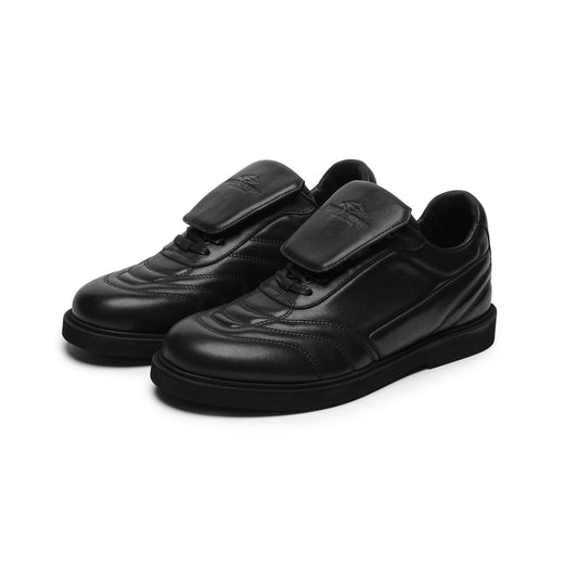 BLACKOUT LEATHER SHOES