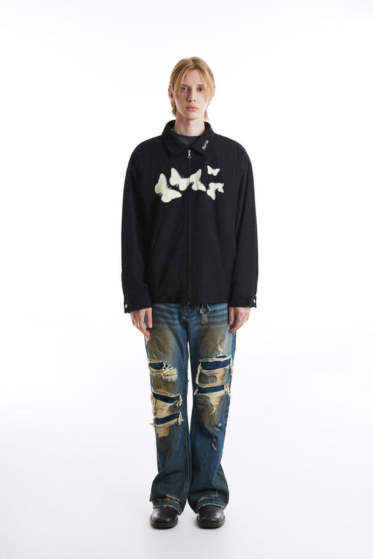 WHITE BUTTERFLY JACKET