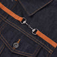 SNAFFLE STRAP RAW DENIM JACKET