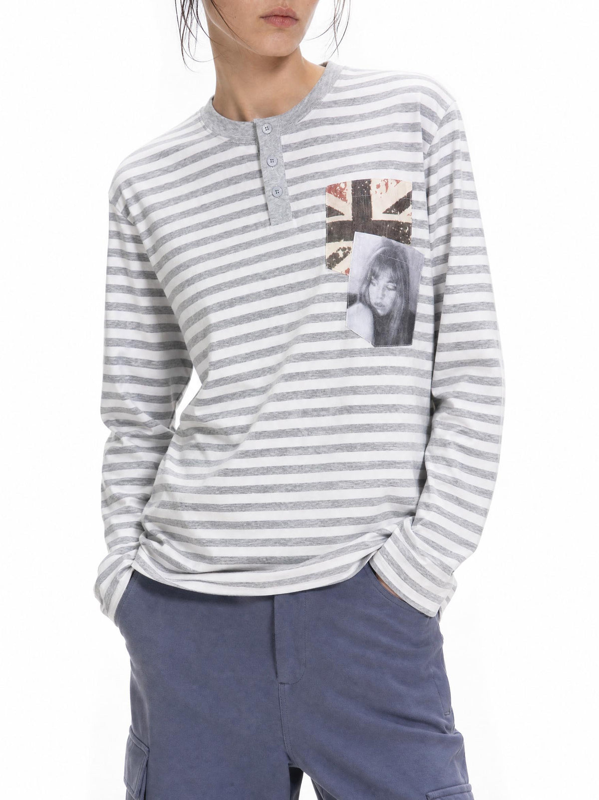 LOST PORTRAIT HENLEY LONG-SLEEVE