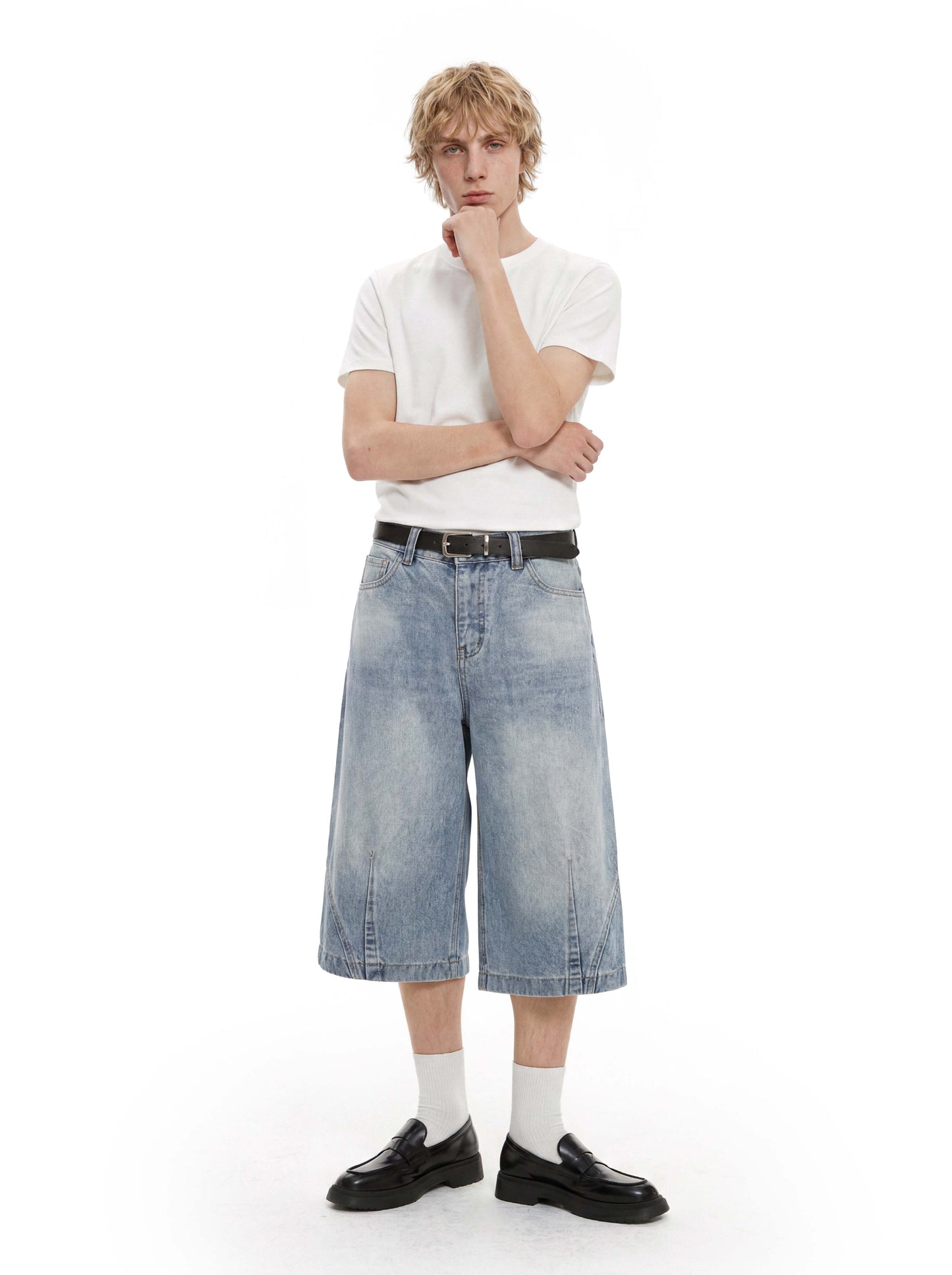 FROST BAGGY CAPRI PANTS