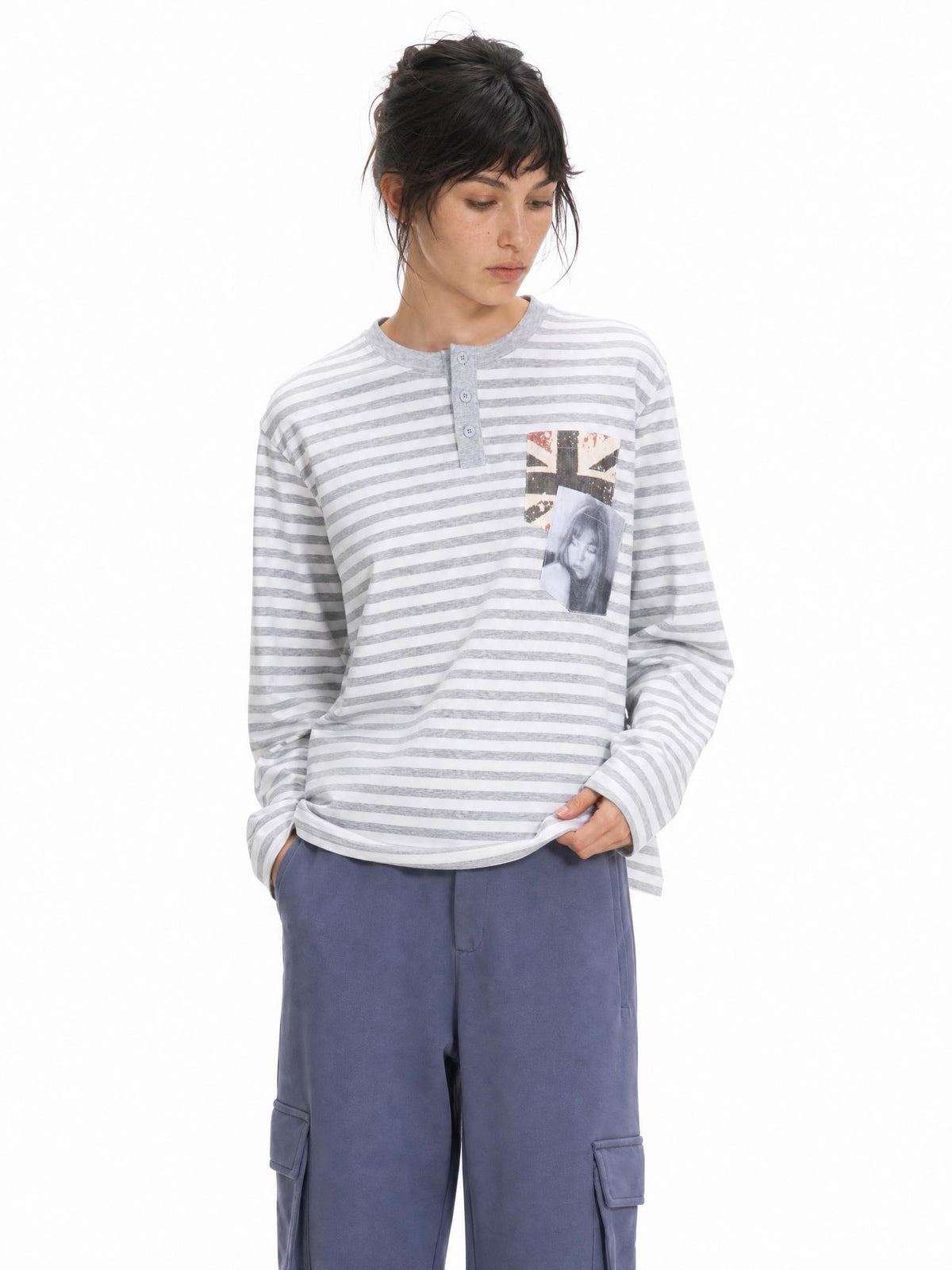 LOST PORTRAIT HENLEY LONG-SLEEVE