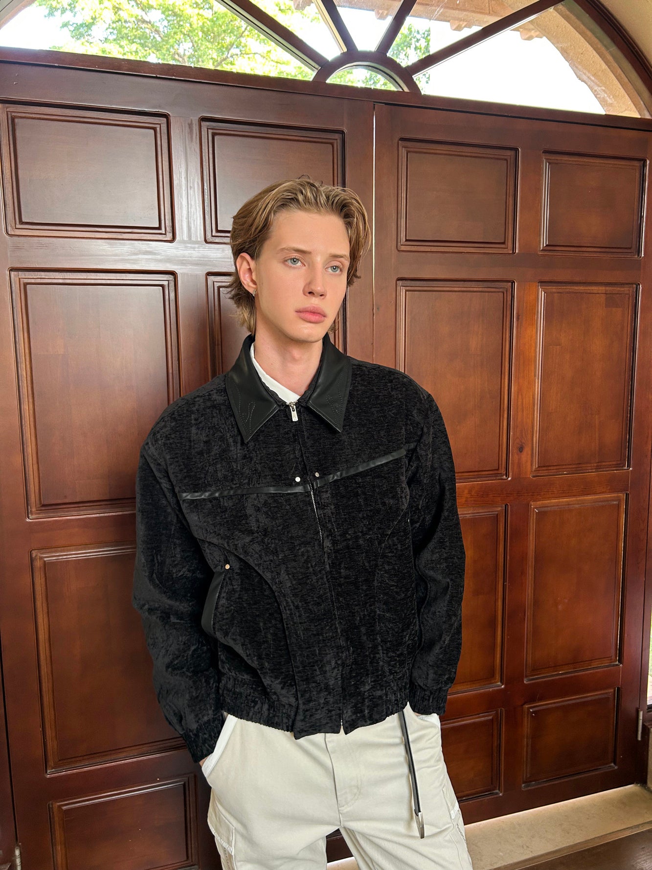 DARK ELEGANCE LEATHER JACKET