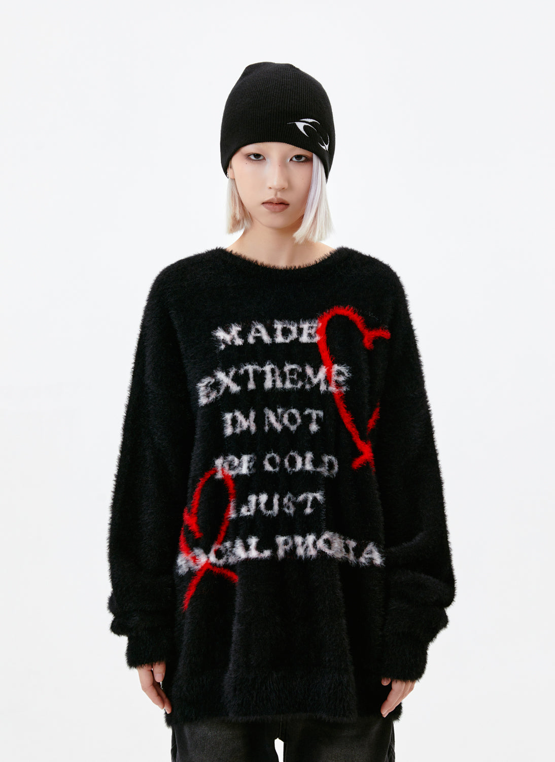 I'M NOT ICE COLD, I JUST SOCIAL PHOBIA KNITWEAR