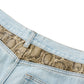SNAKE GRAIN PANTS