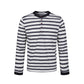 RAW STRIPE HENLEY LONG-SLEEVE