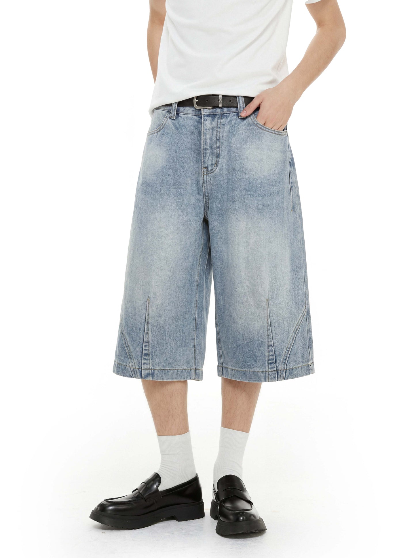 FROST BAGGY CAPRI PANTS