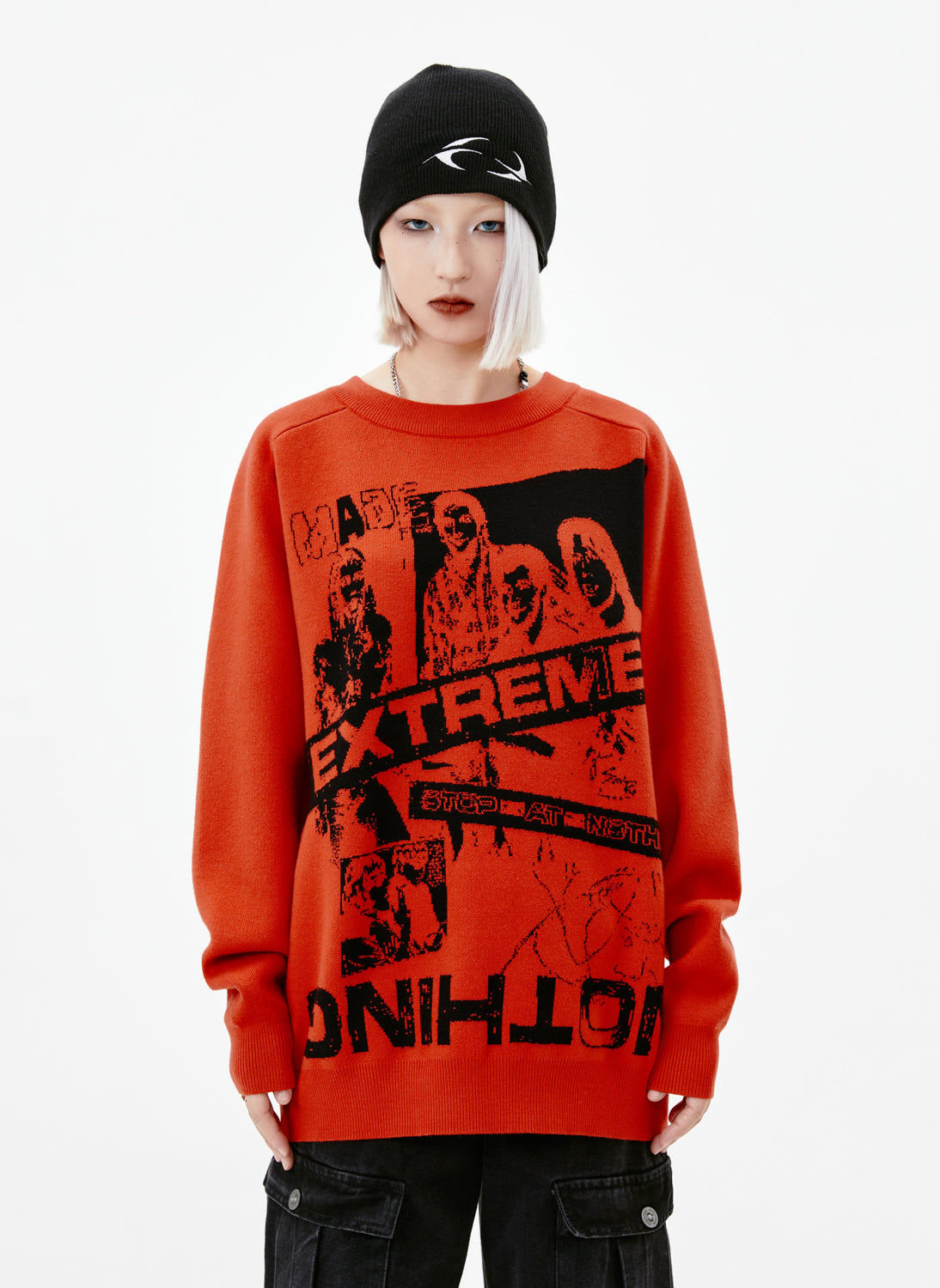 THROUGH THE FIRE AND FLAMES KNITWEAR