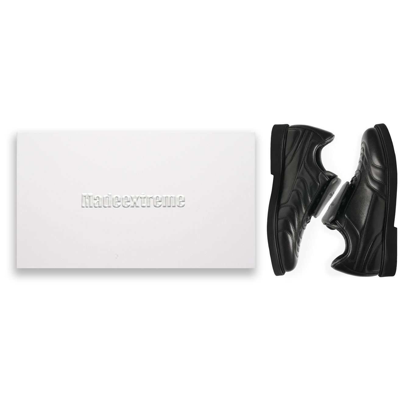 BLACKOUT LEATHER SHOES