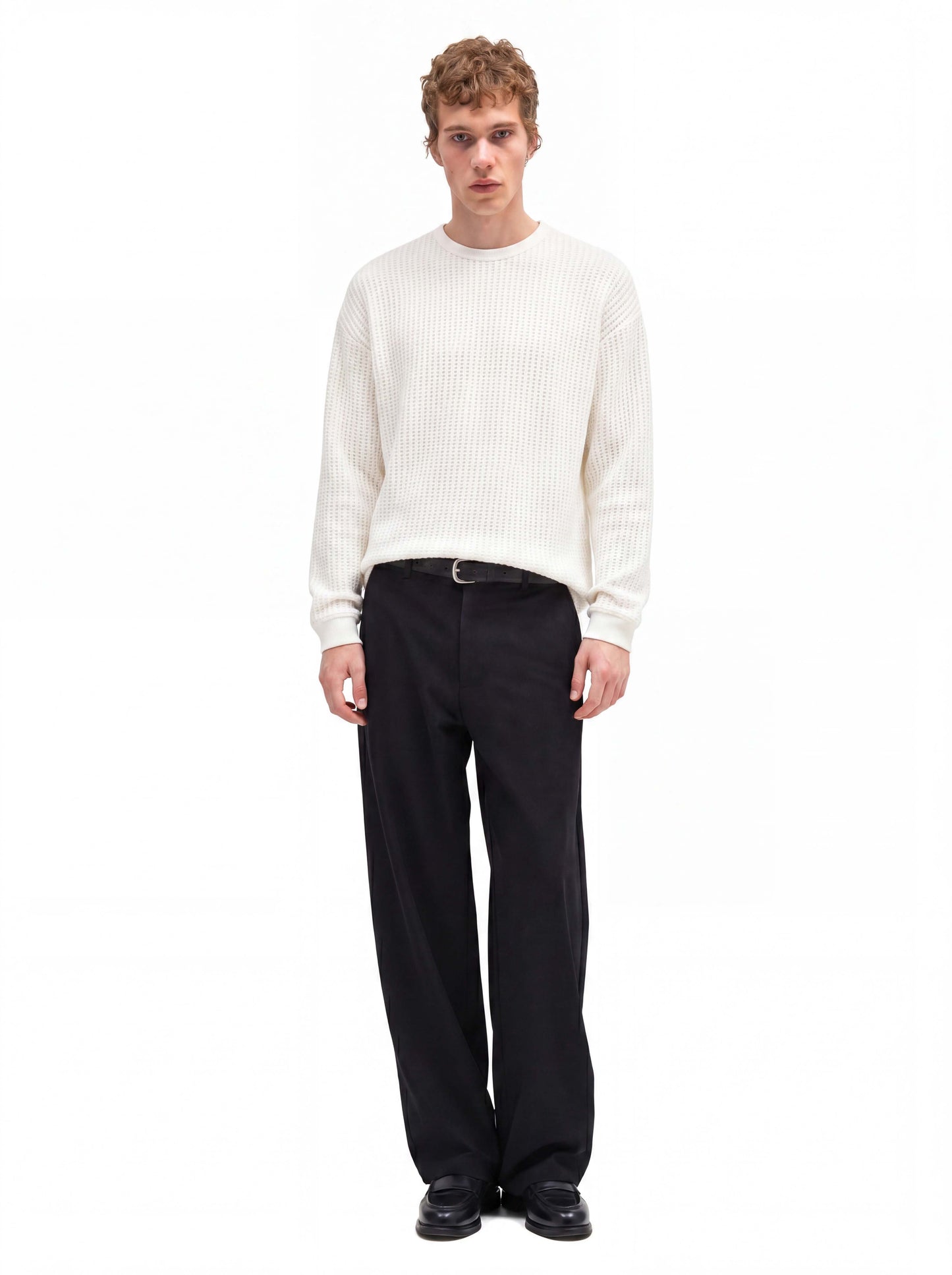 WAFFLE  LONG-SLEEVE