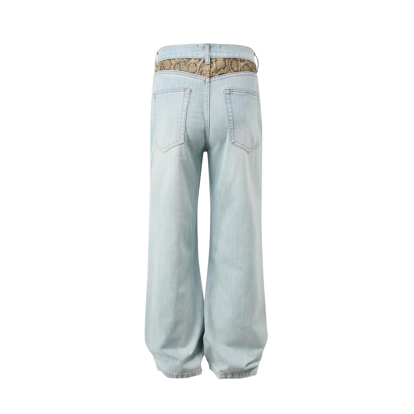 SNAKE GRAIN PANTS