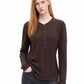 RIBBED STAND LONG-SLEEVE