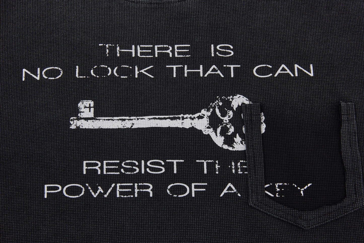 POWER KEY DISTRESSED TSHIRT