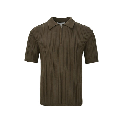 DOMINANCE HALF ZIP POLO