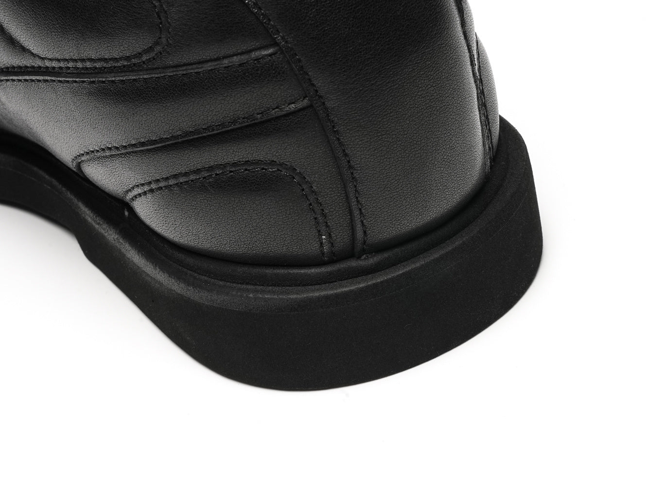 BLACKOUT LEATHER SHOES