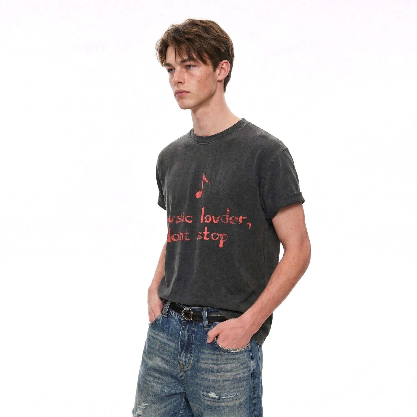 "MUSIC LOUDER, DON'T STOP" TSHIRT