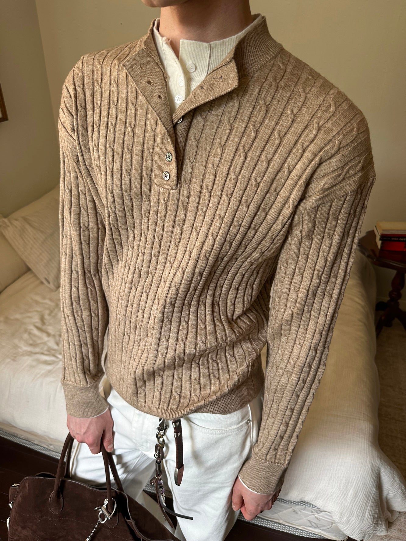 HENLEY KNIT