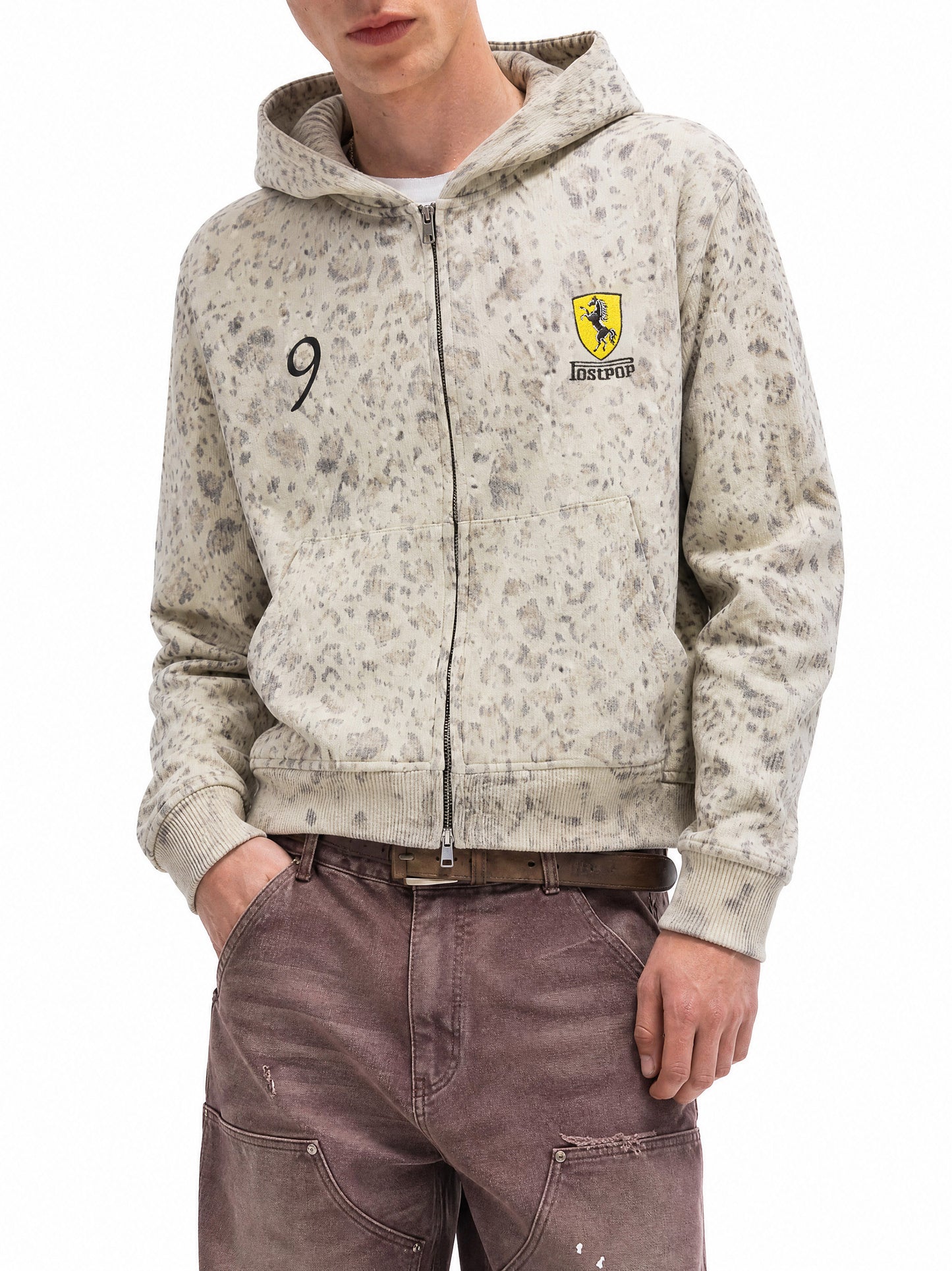 WILDPRINT HOODIE ZIP