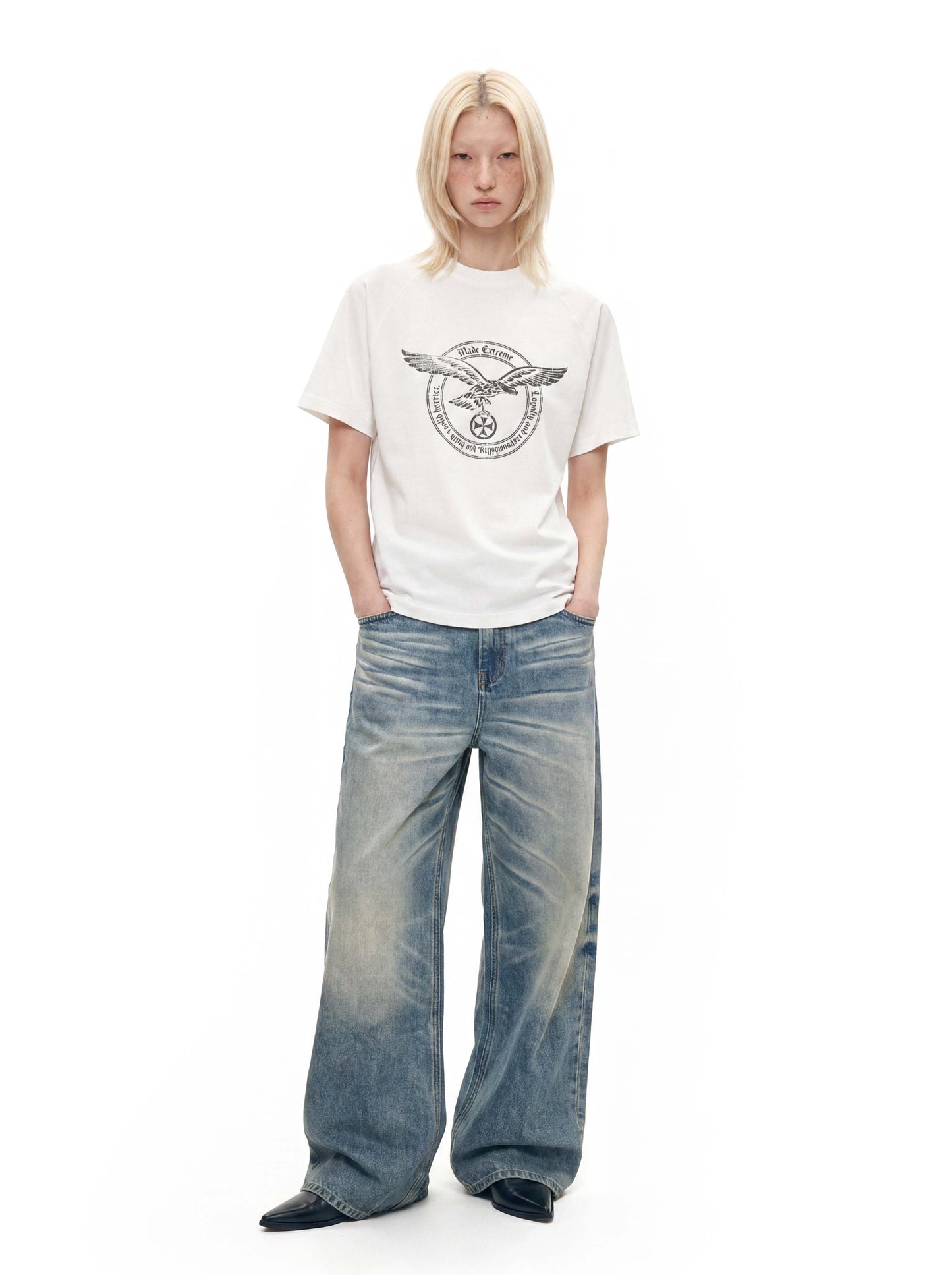BLACK CREST TSHIRT